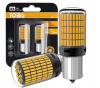 P21W LED 150LED SMD ŻARÓWKA 3600LM POMARAŃCZOWA DO MIGACZY 22W 2 SZT