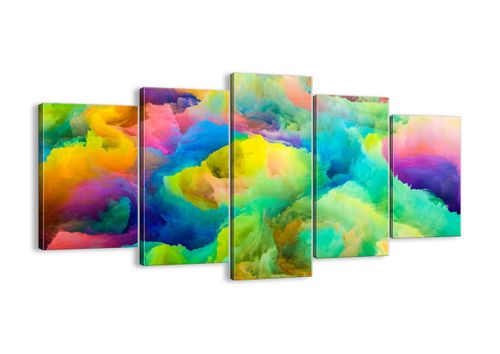Obraz Na Płótnie - Kolory Tęczy  - 160X85 Cm - Ea160X85-4055 na Arena.pl