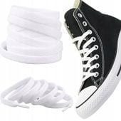 Białe Sznurówki sznurowadła do butów Converse o długości 140 cm Chuck 70