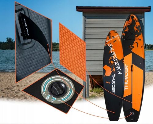 Deska SUP 365CM paddle board do pompowania plecak + wiosło Thunder na Arena.pl