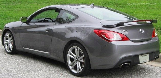 HYUNDAI GENESIS COUPE - Listwy CHROM na drzwi boczne dekoracyjne chromowane zdjęcie 1