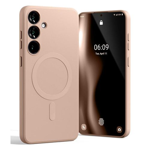 Mercury Semi-Silicon Magsafe Samsung S25+ , PINK SAND / PUDROWY RÓŻ na Arena.pl