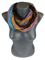 Cienki komin wielokolorowy cieniowany BCK - różne kolory