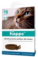 obroża na pchły i kleszcze dla kotów 35cm happs bros