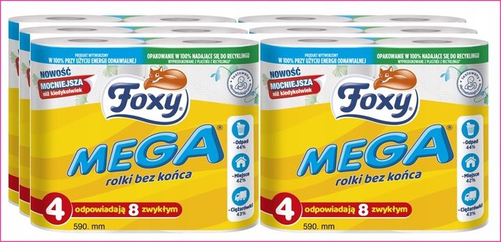 Papier toaletowy Foxy Mega zdjęcie 2