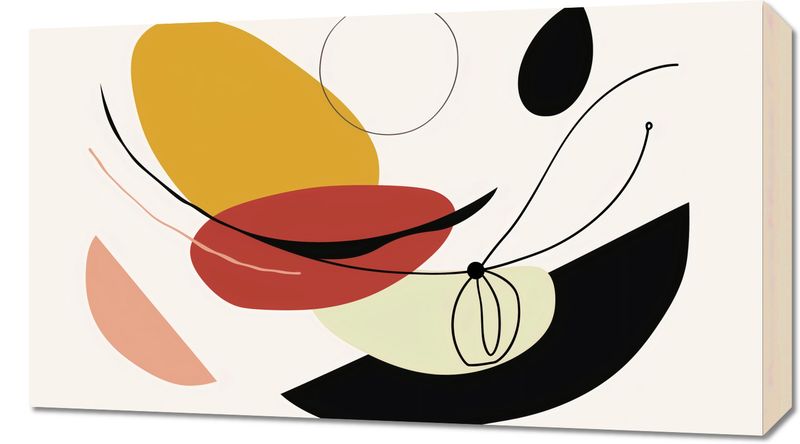 Obraz 70x40cm Geometryczna Krzywizna zdjęcie 1