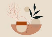 Plakat 55x40cm Botaniczna Przymiarka