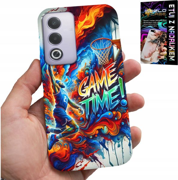 ETUI DO OPPO A80 5G - KOSZYKÓWKA NBA GAME TIME, CASE + FOLIA zdjęcie 1