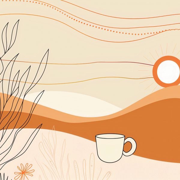 Plakat 40x40cm Ranna Pora zdjęcie 1