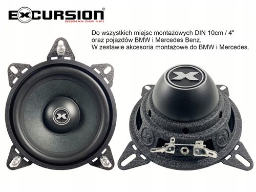 Głośniki Excursion średnio-niskotonowe 10cm 200W na Arena.pl