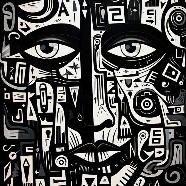 Plakat 100x100cm Labirynt Myśli zdjęcie 1