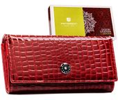 portfel damski skórzany ptn 72401-mc-5264 red