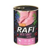 karma dla psa rafi z indykiem borówką i żurawiną 400g