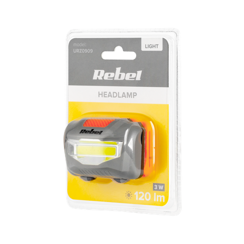 Latarka Czołowa Rebel 3W  (Cob) na Arena.pl