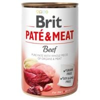 mokra karma dla psa brit pate & meat beef wołowina 400 g bezzbożowa puszka