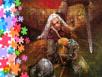 Puzzle tradycyjne Wiedźmin