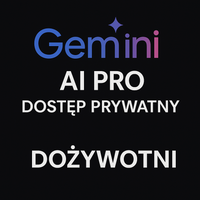 Google Gemini AI PRO – Dostęp Dożywotni ⚡ Prywatne Konto Premium