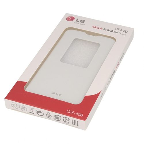 ORYGINALNE ETUI Quick Window LG L70 CCF-400 BIAŁE na Arena.pl