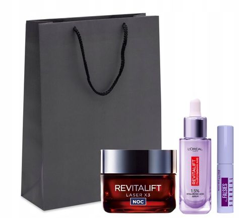 Loreal Revitalift Laser x3 Krem Do Twarzy + Serum Zestaw Kosmetyków na Arena.pl