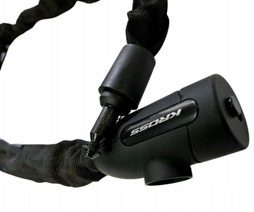 ZAPIĘCIE Rowerowe ŁAŃCUCH KROSS BLOKADA Zabezpieczenie Do Roweru Kluczyki na Arena.pl