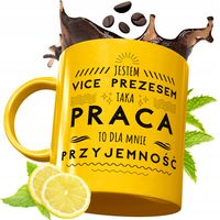 Złoty Kubek Premium Dla Vice Prezesa Prezent Z Nadrukiem Ze Zdjęciem