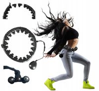 Hula Hop z Obciążeniem Odchudzające z Obciążnikiem Smart z Wypustkami Mocne