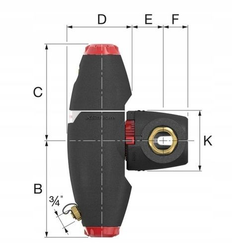FLAMCO XSTREAM VENT-CLEAN 1F 1'' SEPARATOR - 11062 na Arena.pl