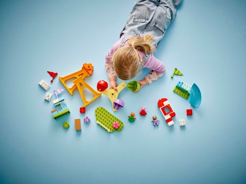 LEGO DUPLO Świnka Peppa Wesołe miasteczko 10453 53 elementy na Arena.pl