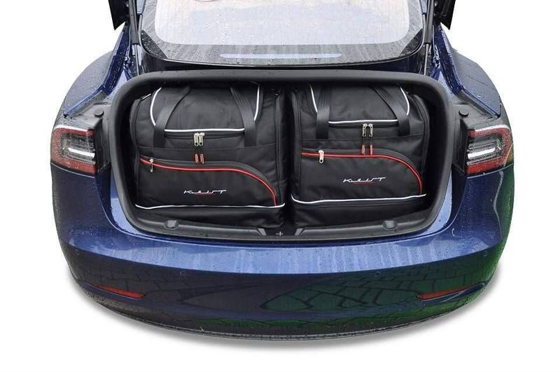 TESLA MODEL 3 2017+ TORBY DO BAGAŻNIKA 7 SZT KJUST zdjęcie 1