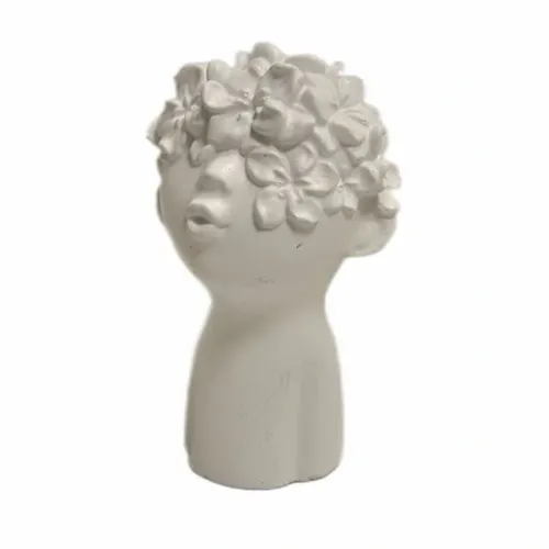 MAŁA FIGURKA GIPSOWA GŁOWA OZDOBA DO OGRODU DOMU NA PREZENT PODARUNEK na Arena.pl