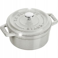 Staub Mini Cocotte Mini garnek żeliwny okrągły 250 ml, truflowy