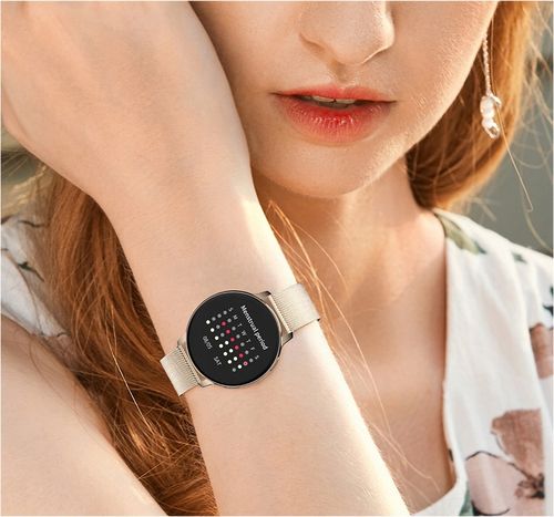 SMARTWATCH ZEGAREK DAMSKI POLSKIE MENU ROZMOWY WIADOMOŚCI 4 PASKI na Arena.pl