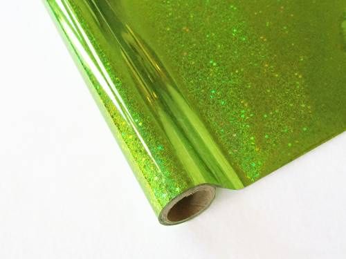 Folia do hot stampingu z wzorem - Glitter Kiwi zdjęcie 1