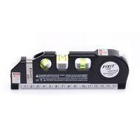 Poziomica laserowa z miarą 250cm KD10437