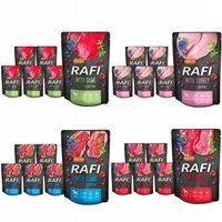 Karma mokra dla psa Dolina Noteci RAFI PREMIUM saszetki mix smaków 40x300g