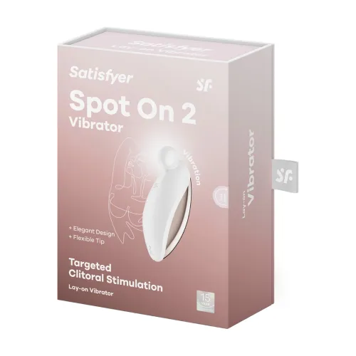 satisfyer spot on 2 - precyzyjny model punktowy z 12 trybami, silikon na Arena.pl