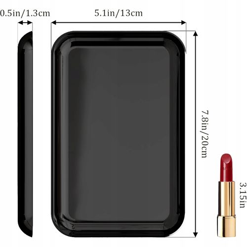 Taca łazienkowa dekoracyjna czarna na świece wykonana ze stali nierdzewnej na Arena.pl