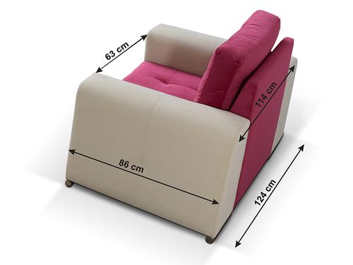 Fotel ORION pink MEBLINE na Arena.pl