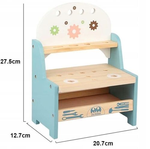 DREWNIANY Warsztat DLA CHŁOPCA Majsterkowicz budowniczy ZESTAW (W072) na Arena.pl