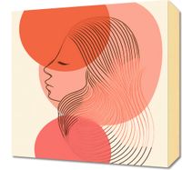 Obraz 40x40cm Zmierzch Linijny