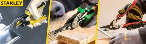 STANLEY 14-563 NOŻYCE PROSTE DO CIĘCIA BLACHY 25cm na Arena.pl