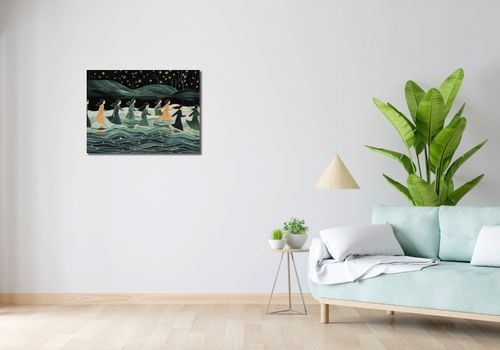 Obraz 70x50cm Nocna Procesja na Arena.pl