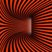 FOTOTAPETA ABSTRAKCJA TUNEL CZERWIEŃ PASY 200x130