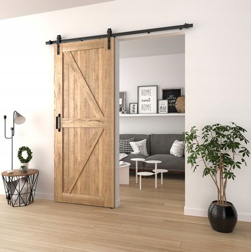 System drzwi przesuwnych 2m loft retro barn door na Arena.pl