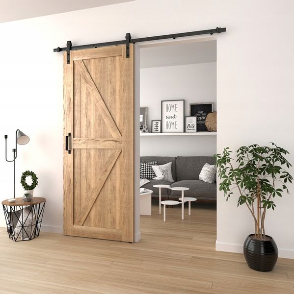 System drzwi przesuwnych 2m loft retro barn door zdjęcie 9