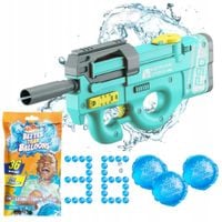 PISTOLET NA WODĘ ELEKTRYCZNY P90 ZIELONY + BOMBY WODNE NERF SMINGUS DYNGUS