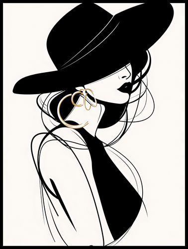 Plakat 60x80cm Uwikłana Elegancja na Arena.pl