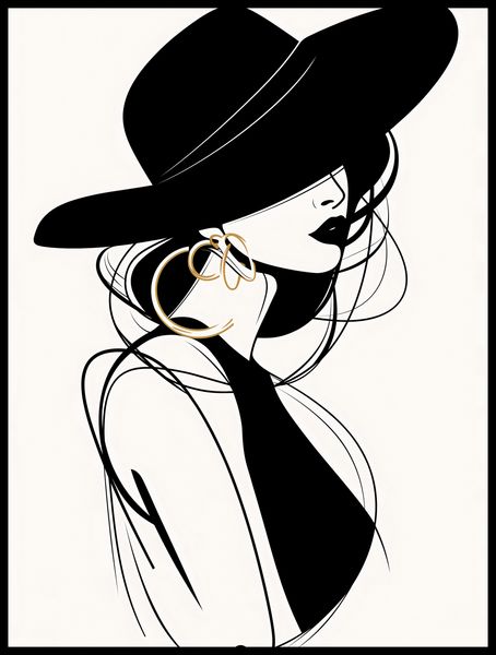 Plakat 60x80cm Uwikłana Elegancja zdjęcie 2