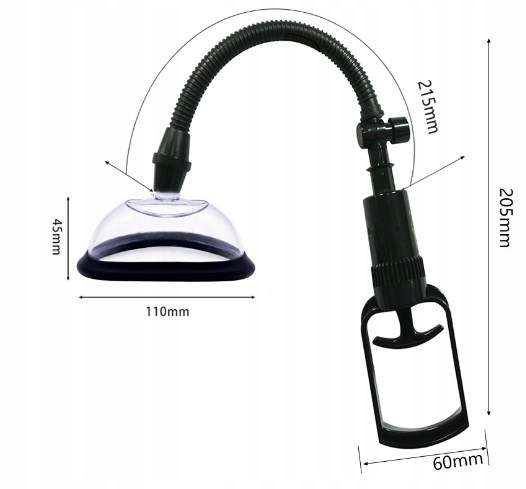 POMPKA DO CIPKI PRZEŹROCZYSTY KLOSZ DO WAGINY zdjęcie 2