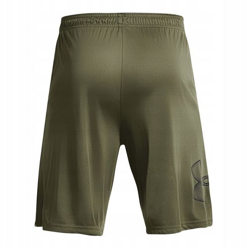 Męskie spodenki treningowe UNDER ARMOUR TECH GRAPHIC SHORT - oliwkowe/khak na Arena.pl